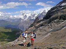 Doug and Miya on the Sefinenfurke Pass